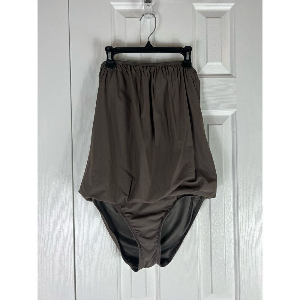 SPANX Brown One-Piece Swimsuit